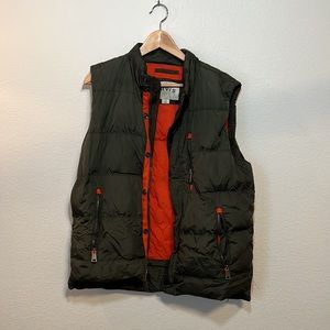Orvis vintage olive vest